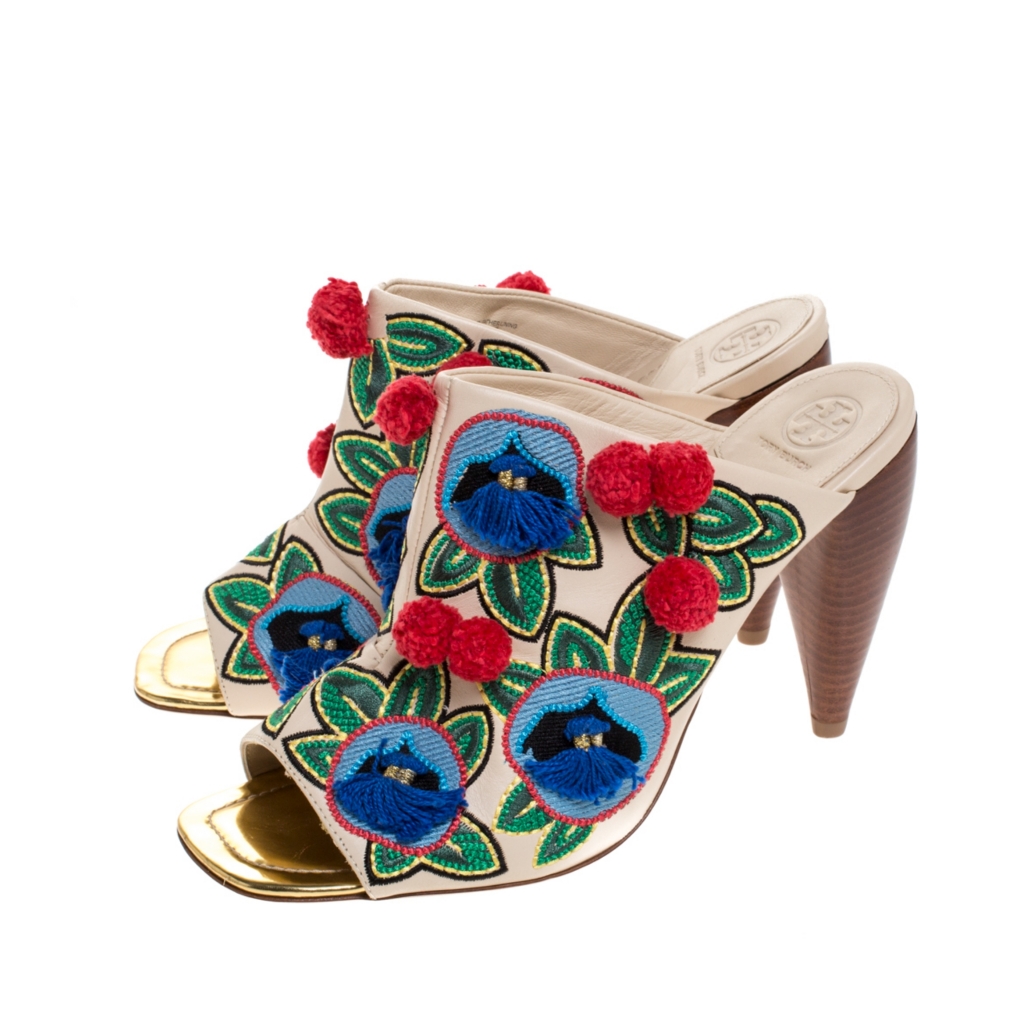 Tory Burch Pompom Heels